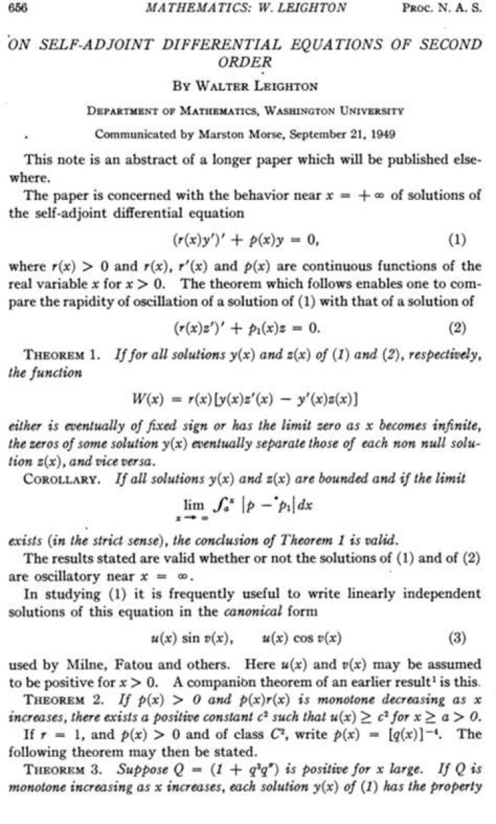 Adjoint differential equations