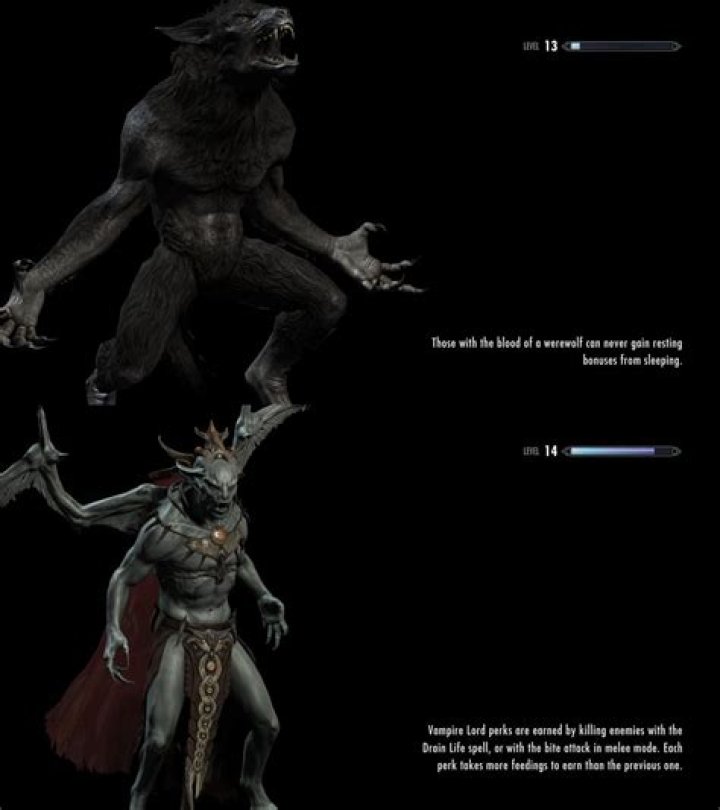 Can't access werewolf skill tree