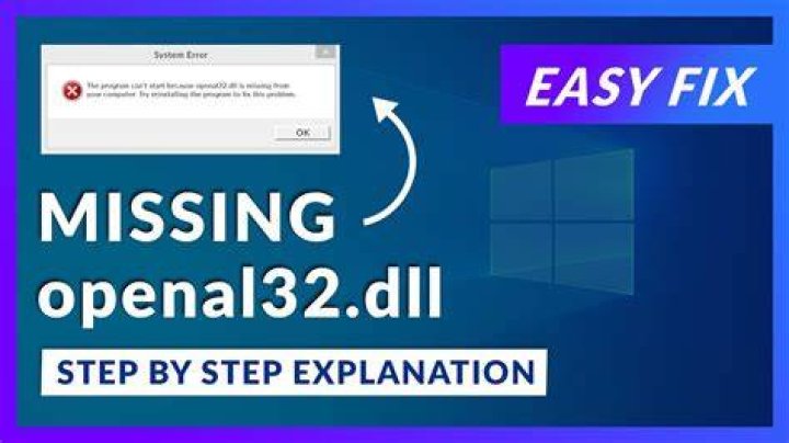 Cannot launch a game because of missing OpenAL32.dll library