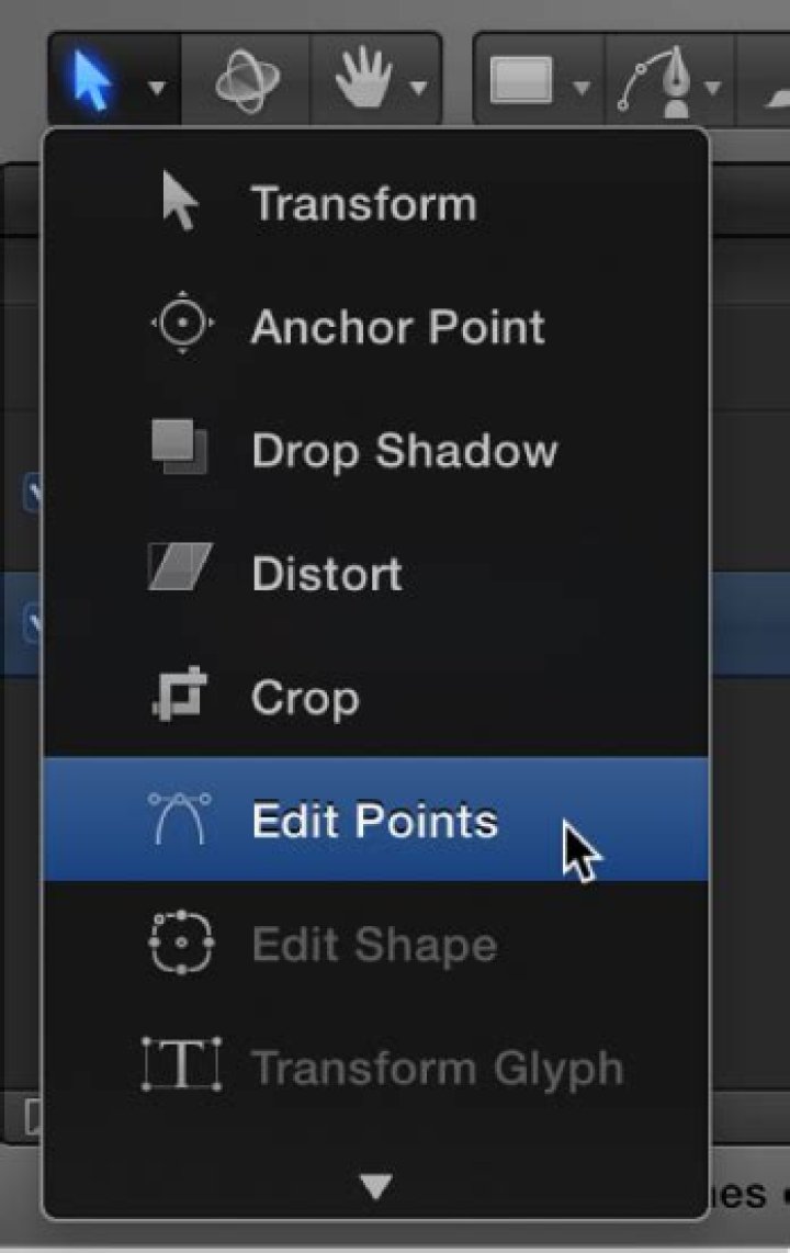 Choose Edit Points
