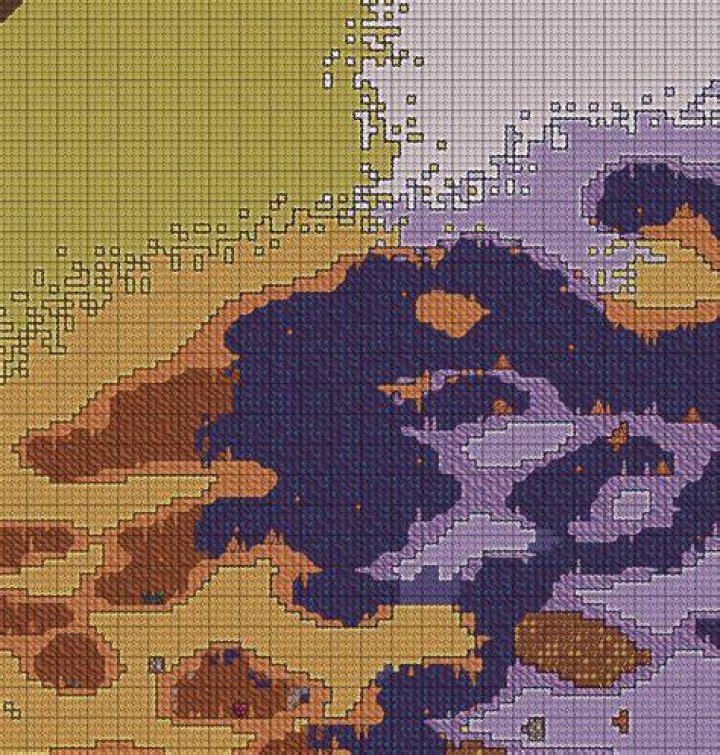 Does hallow spread through sand background?