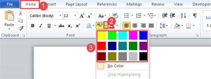 Highlight Color Command Button