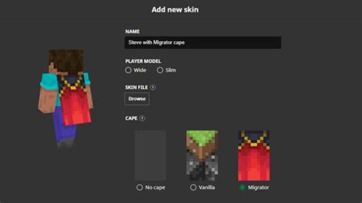 How do I get a free Minecraft cape without mods?