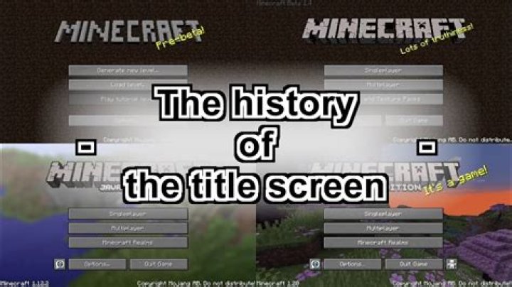 Minecraft Title Screen Zoom Problem