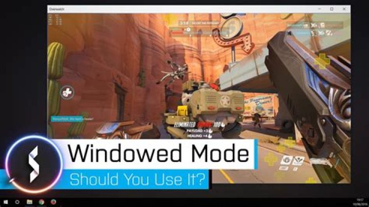 Overwatch always opens in windowed mode?