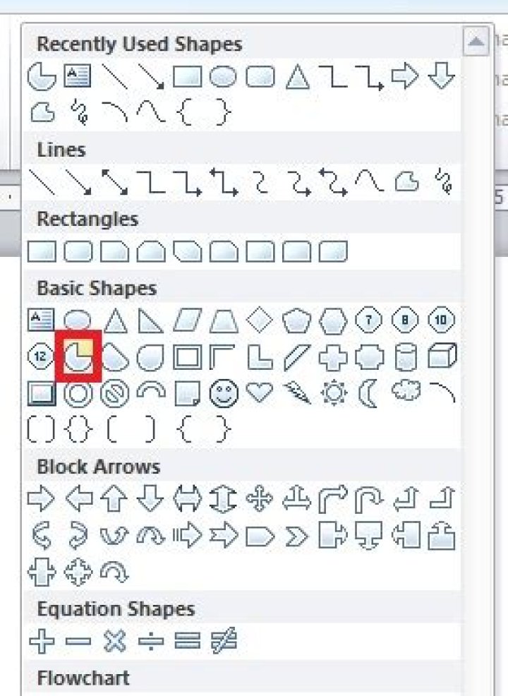Pie Shape Tool