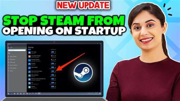 Stop Steam opening window when computer starts