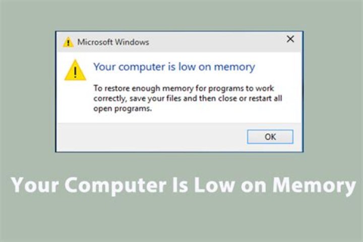 This program is running low on memory