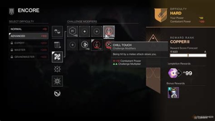 What are the AI and player modifiers for each difficulty level?